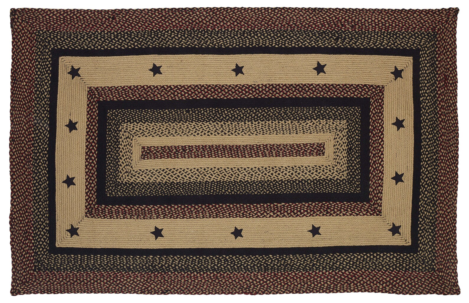 Blackberry Star Braided Rug & Tabletop Collection Etsy