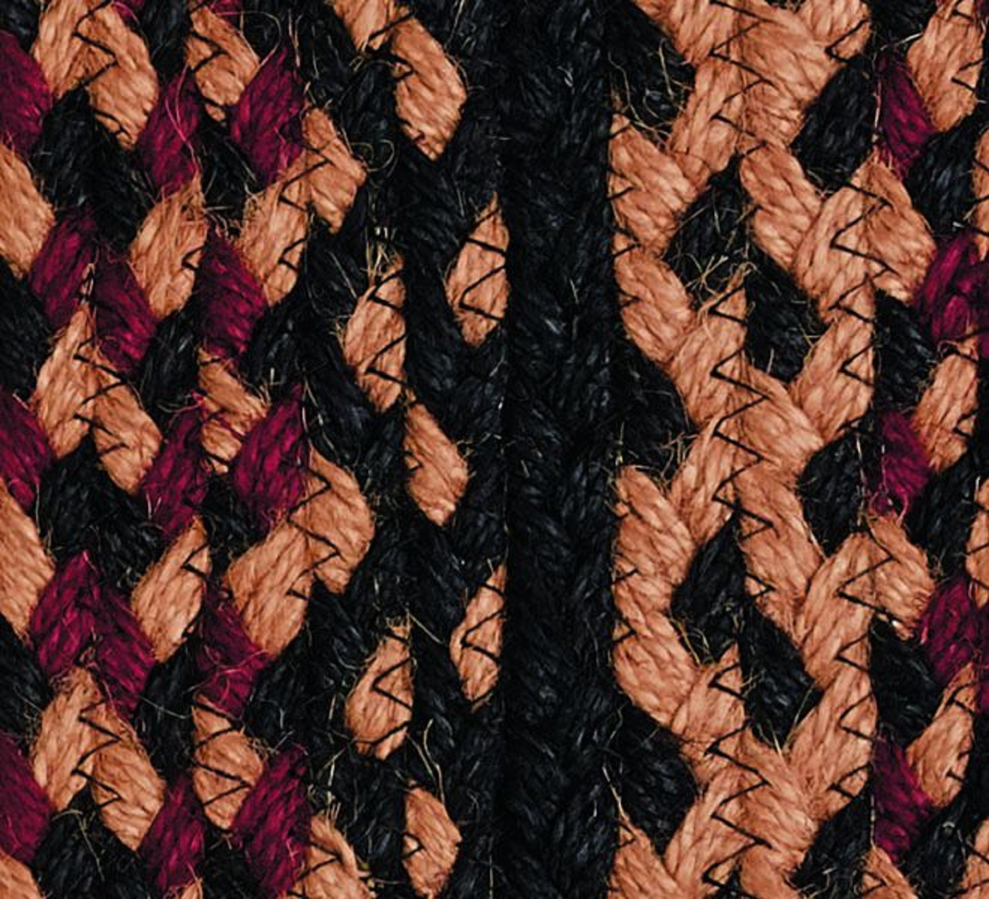 Blackberry Braided Rug & Tabletop Collection BR184 Etsy