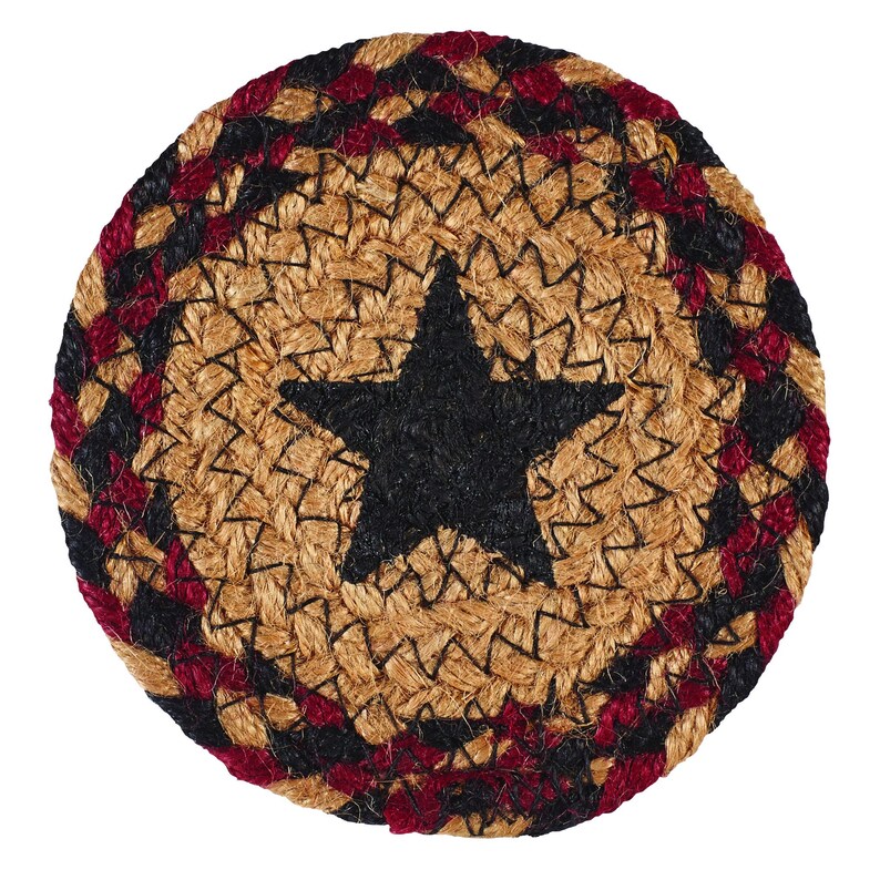 Blackberry Star Braided Rug & Tabletop Collection Etsy