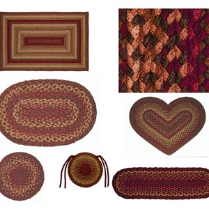 Cinnamon Braided Rug & Tabletop Collection BR-175