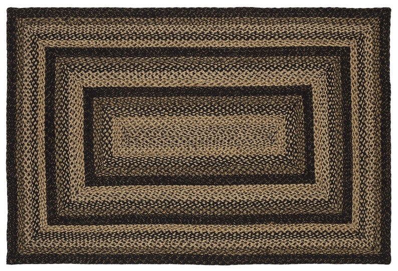 Black Forest Braided Rug & Tabletop Collection BR251 Etsy