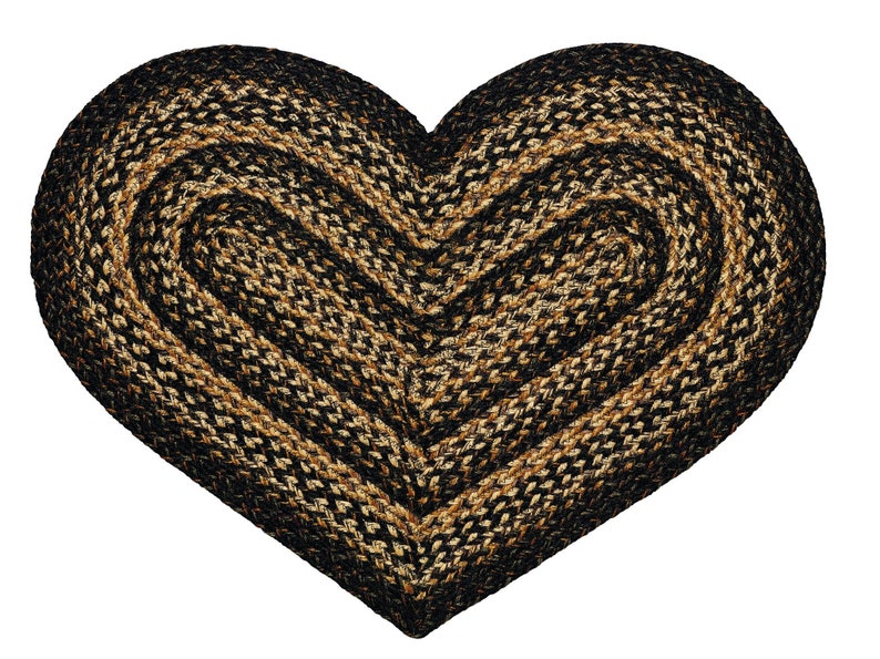 Black Forest Braided Rug & Tabletop Collection BR251 Etsy