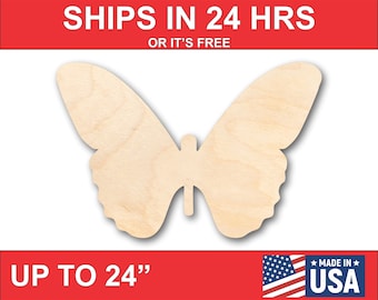Wood Butterfly Etsy