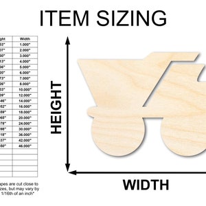 Unvollendete hölzerne Dumptrunk-Form Handwerk von 1 bis zu 46 DIY Bild 2