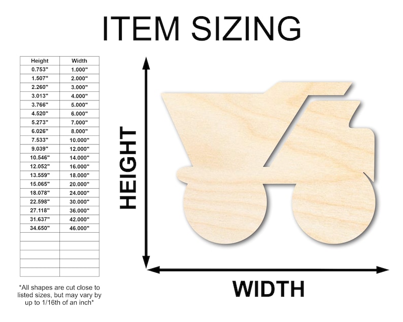 Unvollendete hölzerne Dumptrunk-Form Handwerk von 1 bis zu 46 DIY Bild 2