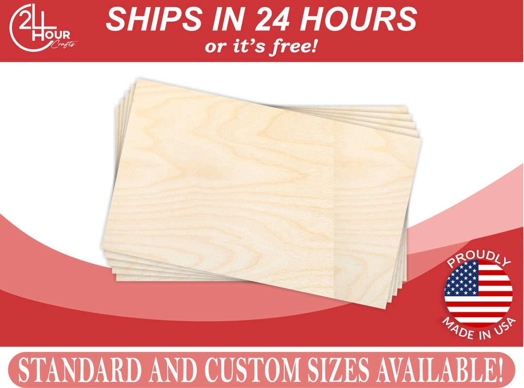 Baltic Birch Sheets Ready B/BB Premium Wood 1/8 or 1/4 3mm or