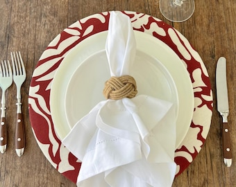 Round Placemats - spill-proof, stain resistant, machine washable, waterproof