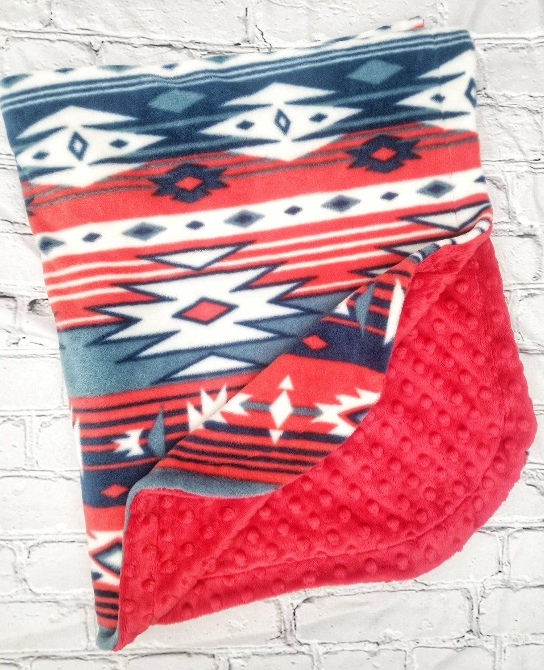 Aztec Baby Blanket/aztec Minky Baby Blanket/tribal Fleece and Etsy