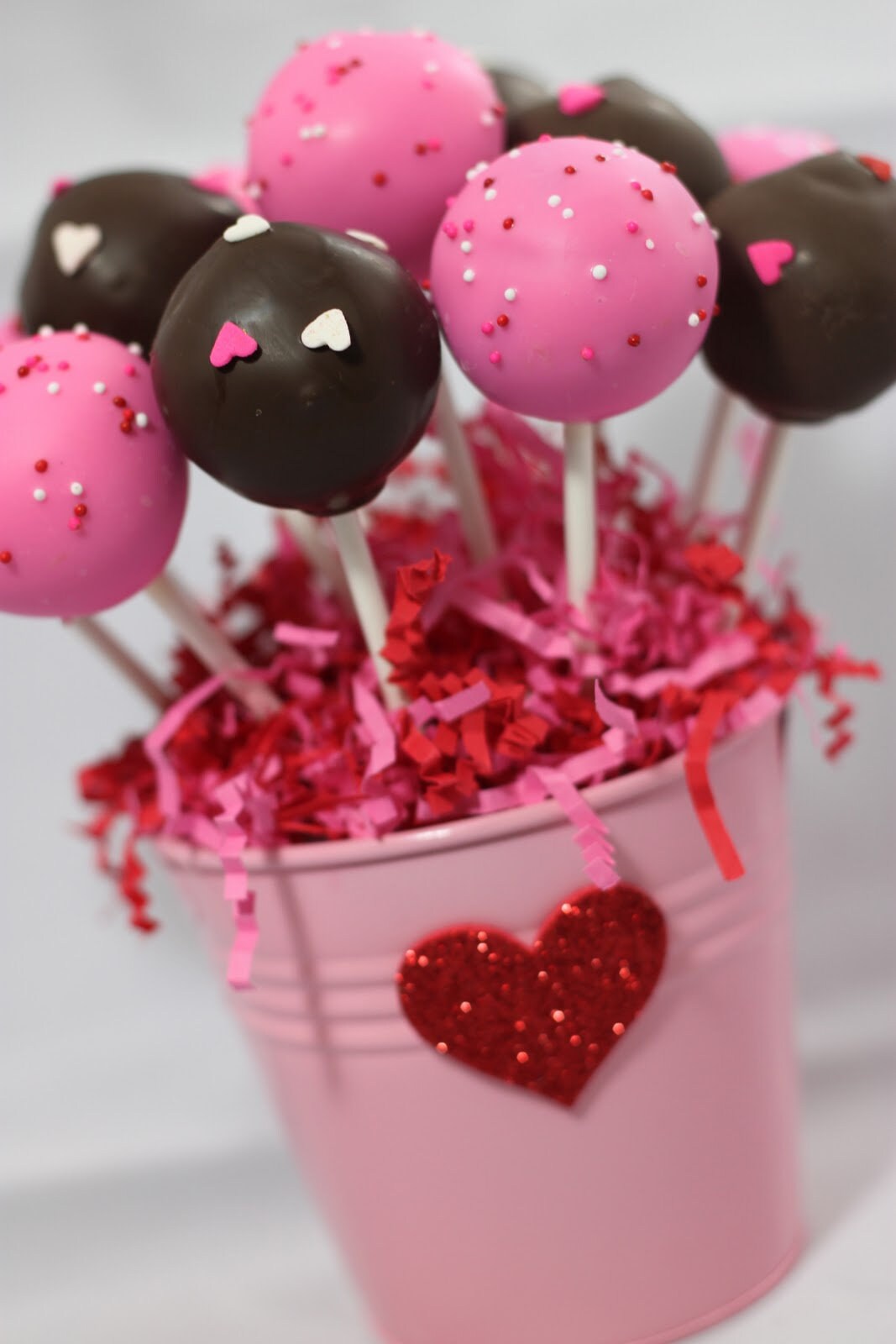 Assorted Cake Pops in a Cute Bucket Wrap Etsy