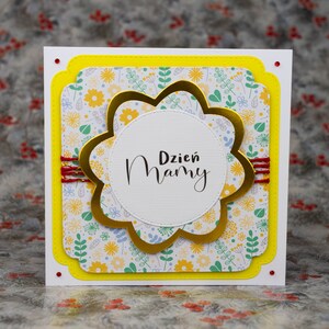 Cartões feitos à mão para o Dia das Mães, Dla mamy, polskie kartki w UK, cartão de felicitações polonês para a mãe, cartões feitos à mão poloneses, Dzień Mamy