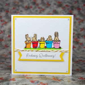 Carte de Joyeuses Pâques polonaise faite main, Polska kartka Wielkanocna, cartes polonaises, carte de Pâques, Kartka polska, Wesołych Świąt