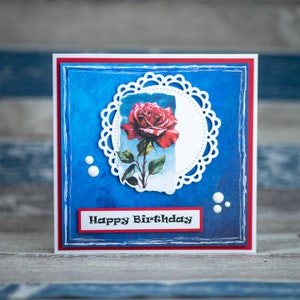Cartão feito à mão, cartão de feliz aniversário, cartão de aniversário, exclusivo