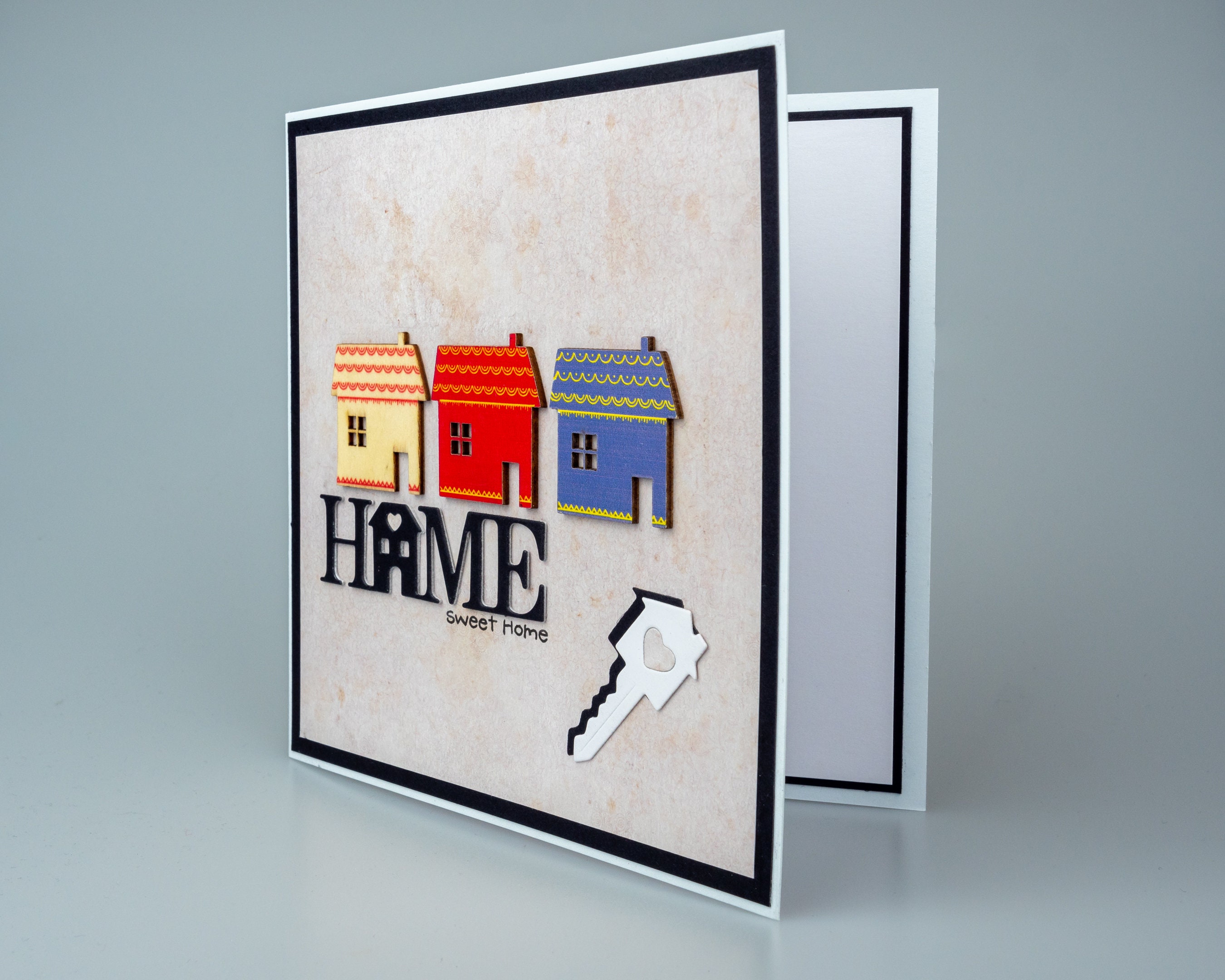Handmade Greeting Card / New Home /happy New Home Card / - Etsy
