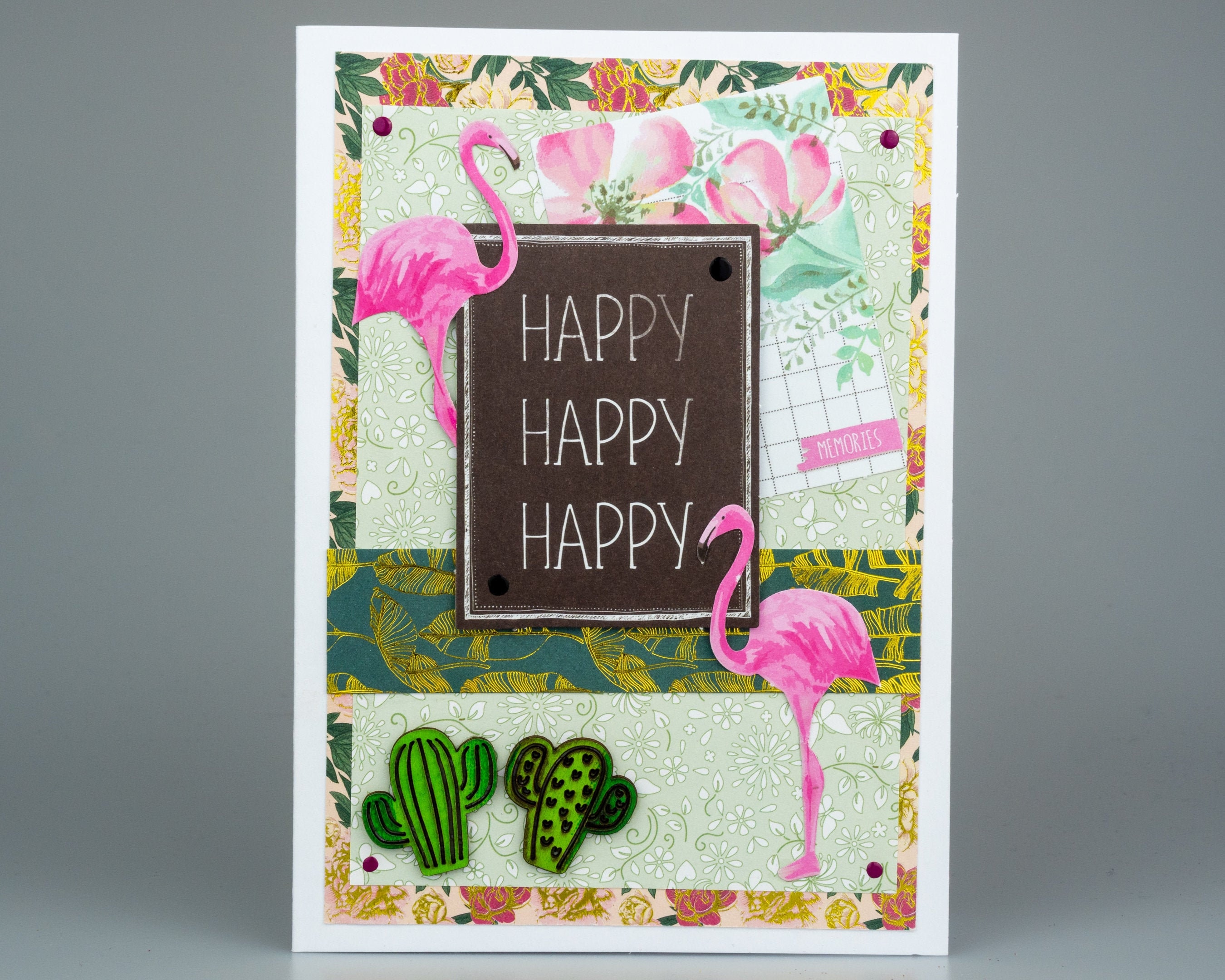 Handmade Happy Birthday Card / Blank Inside / Size 5x7 - Etsy