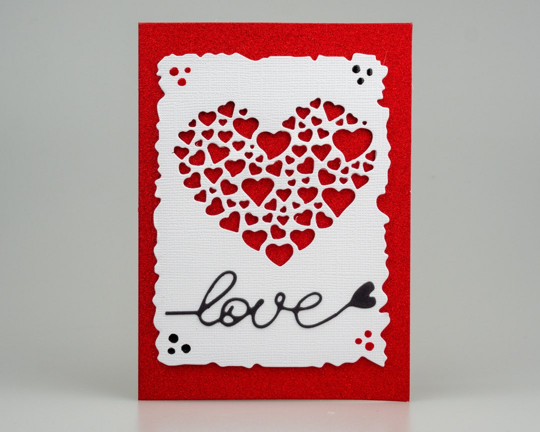 Handmade Valentine's Card Love, Happy Valentines Day Card, Valentine’s ...
