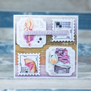 Cartão de felicitações feito à mão, Cartão de feliz aniversário, Cartão de aniversário, exclusivo
