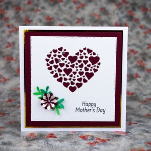 I love you Mum Mother's Day Card Anniversary Handmade Happy Mother Day card Handcrafted Mum Birthday card Floral Mother's Day Card I love you Mum Mother's Day Card Anniversary Handmade Happy Mother Day card Handcrafted Mum Birthday card Floral Mother's Day Card