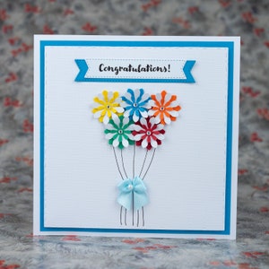Félicitations pour votre carte de fin d’études / vous l’avez fait ! - Carte de graduation / Cartes faites à la main / vierge à l’intérieur /
