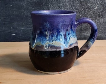 Denman handmade pottery mug | ceramic mug | big mug | Coffee mug | coffee lover | Gift for her | 13 ounce Mug | Ceramics | Pottery
