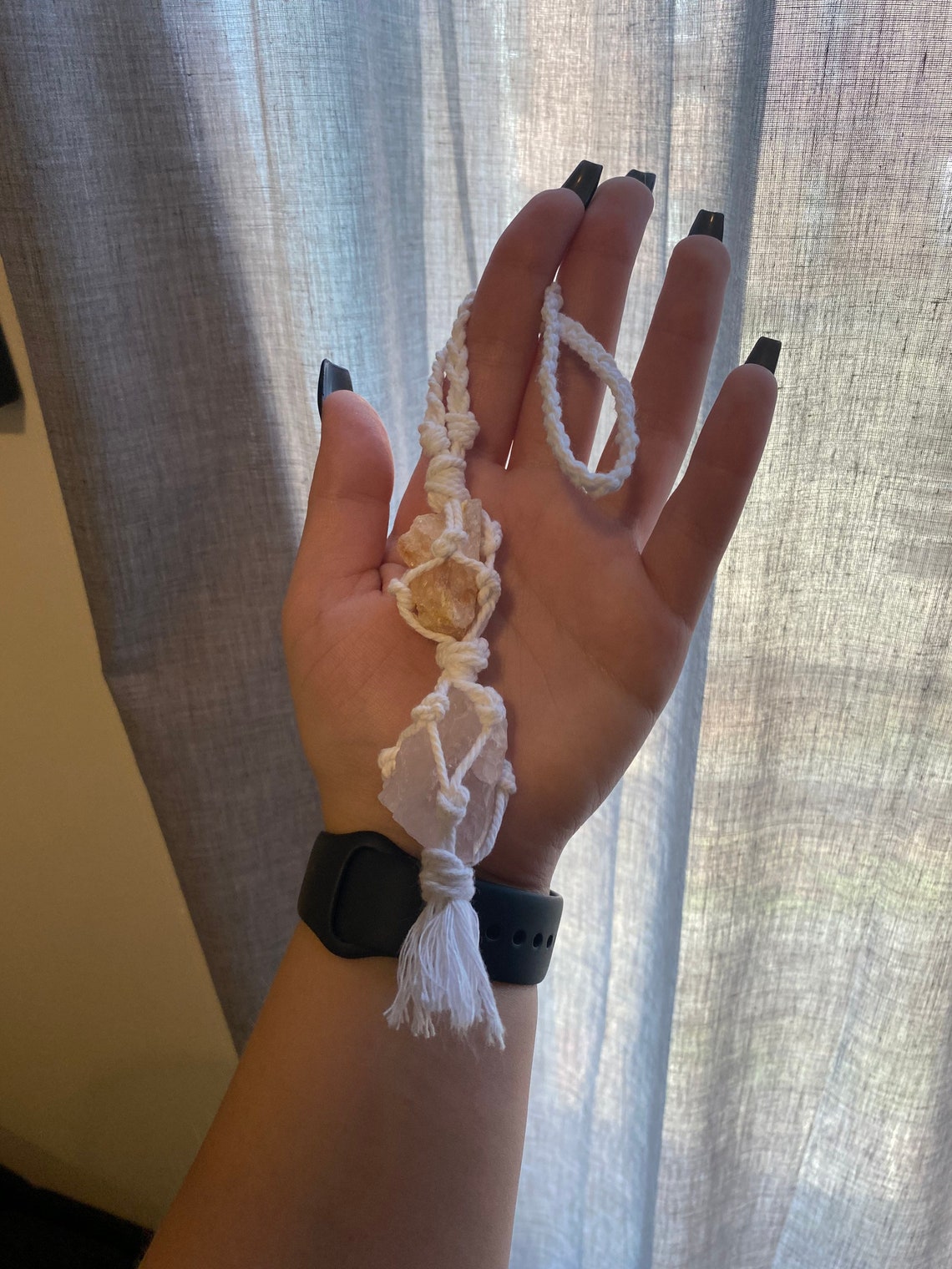 Handmade crystal keychain/hanger Etsy