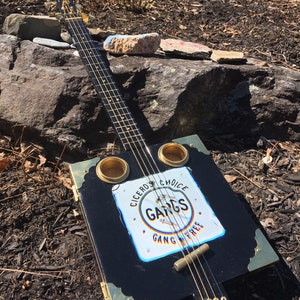 Custom Handmade Cigar Box Guitar