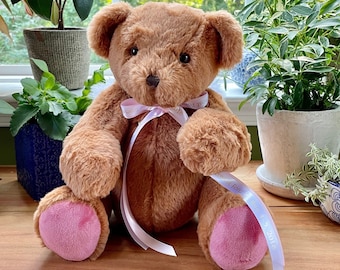 Infant Loss Bear -  Loss of Daughter - Baby Memorial - Custom Weighted Bear - Grief Gifts for Mother - Stillborn Gift - Stillborn Baby