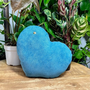 Voice Recording Gift, Voice Recording Gift Memorial.  6&quot; x 8&quot; Heart-shaped Pillow - Going Away Gift - Record Voicemail of Loved One