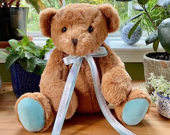 Custom Birth Weight Memory Bear – Infant Loss Remembrance