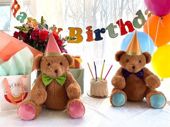 Regalos de cumpleaños para mujer, caja de regalo de oso con collares de  corazón