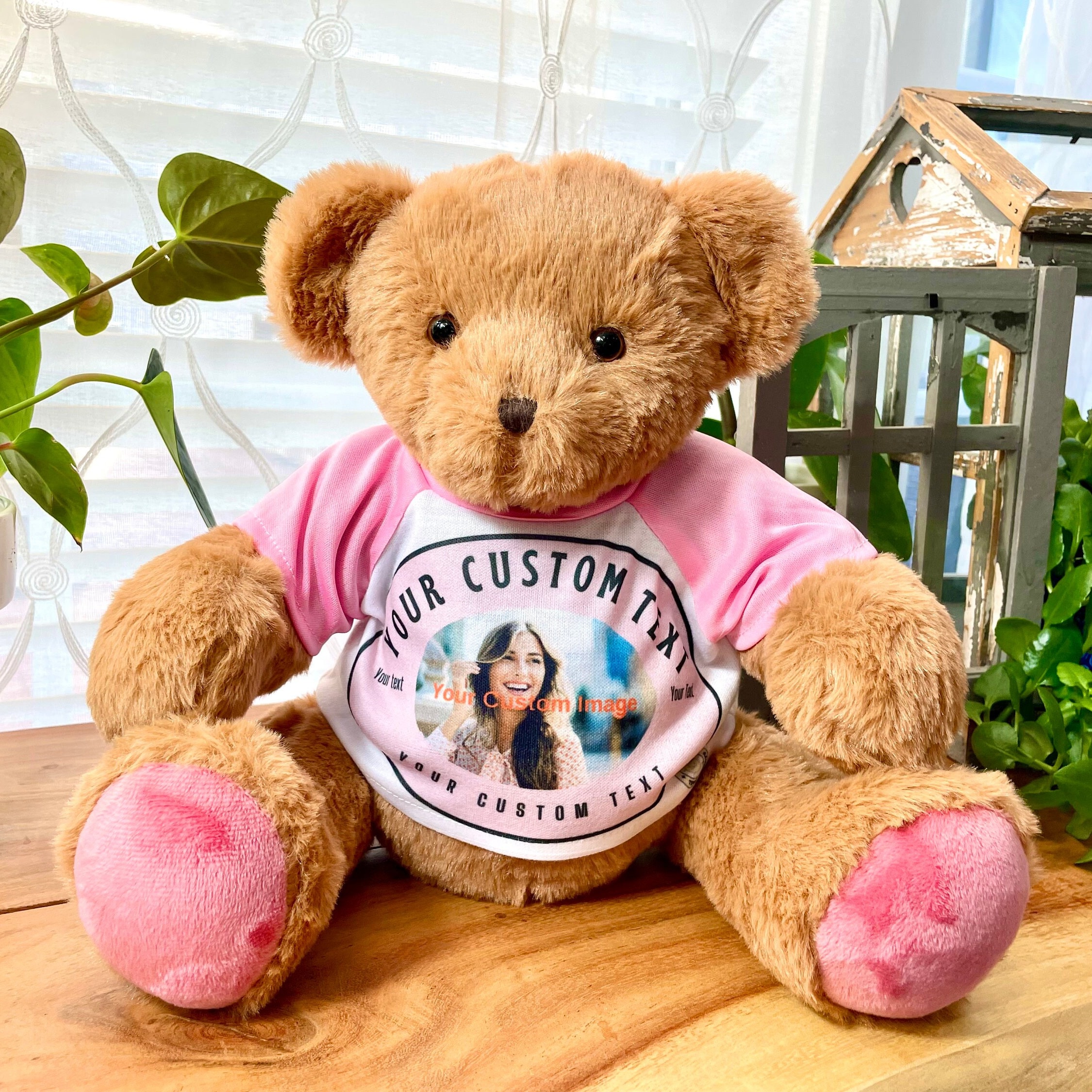 Custom embroidered teddy bear on sale