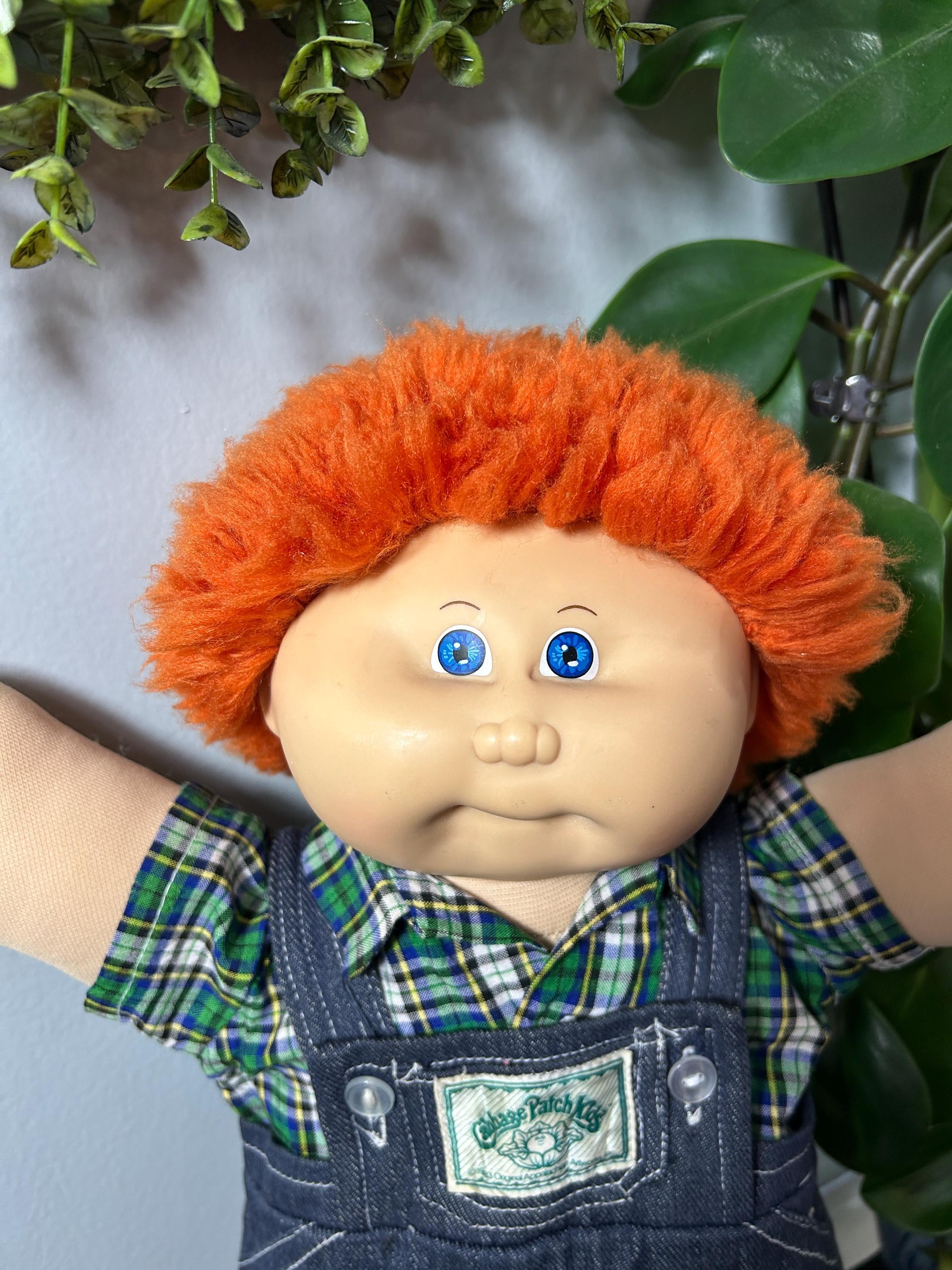 Vintage Cabbage Patch Kid Red Head Fuzzy Boy HM1, 1983 CPK, Early