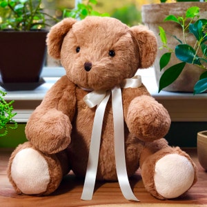 Teddy Bear for Anxiety - Therapeutic Weighted Stuffed Animal - Sensory Bear - 3 lb. - 4 lb. - 5 lb. - Therapy Bear - Mental Health Gift
