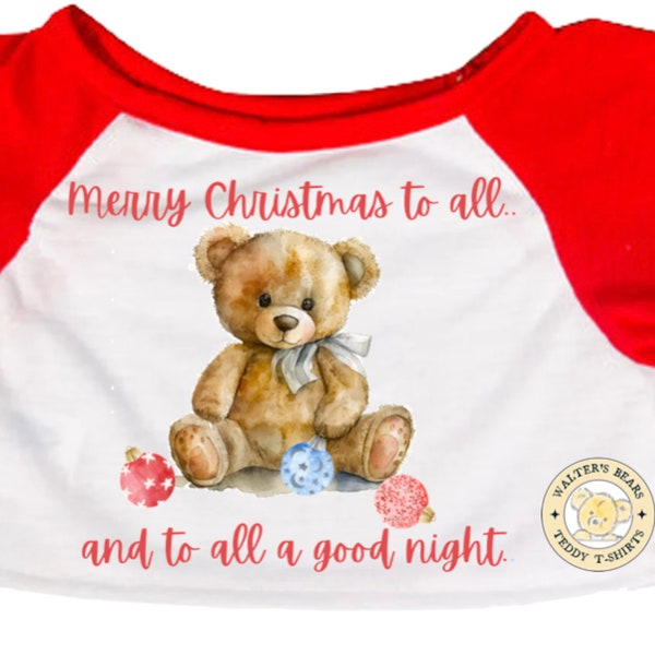 Teddy Bear T-shirt, Holiday Shirts Bear, Custom Teddy T-shirt, Plush T Shirt , BAB T-Shirt, Personalized T-shirt for Stuffy or Bear
