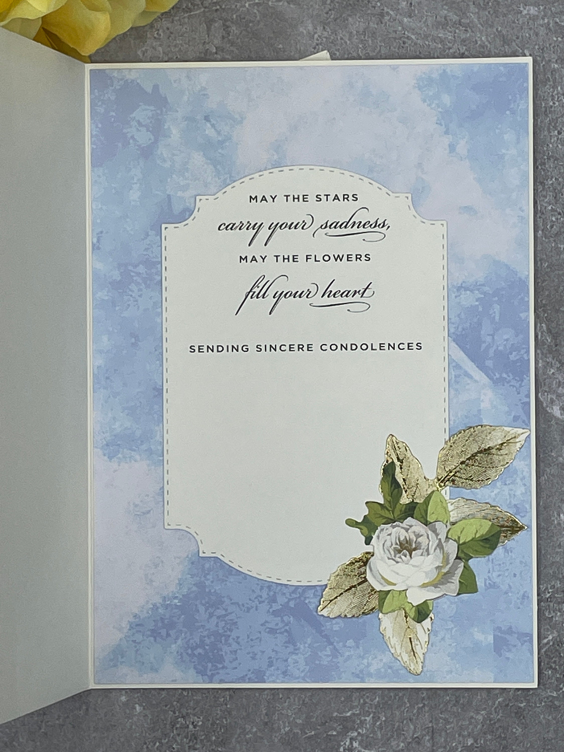 Thinking of You Handmade Sympathy Card - Etsy
