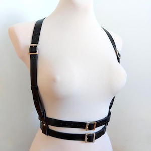 Belt harness womens Body leather harness Festival lingerie Custom size & color