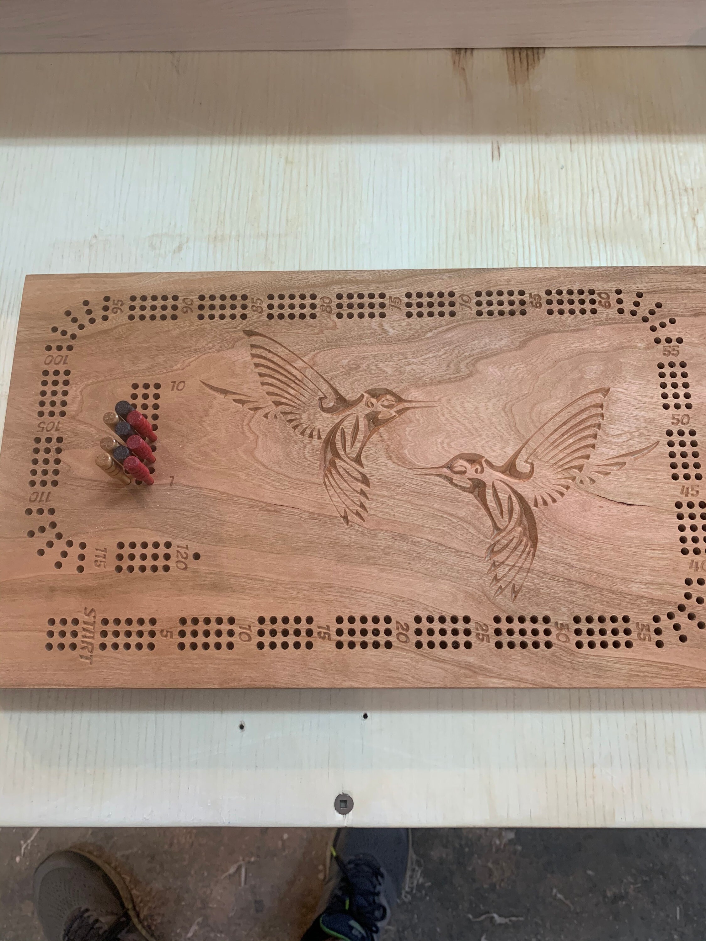 Personalized Cribbage Boards With Deck and Peg Storage Etsy Canada