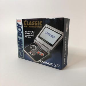 Replacement Box for Classic NES Nintendo Game Boy Advance SP Console