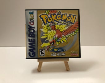 Replacement Case for Pokémon Gold Version | NTSC | Game Boy Color | GBC