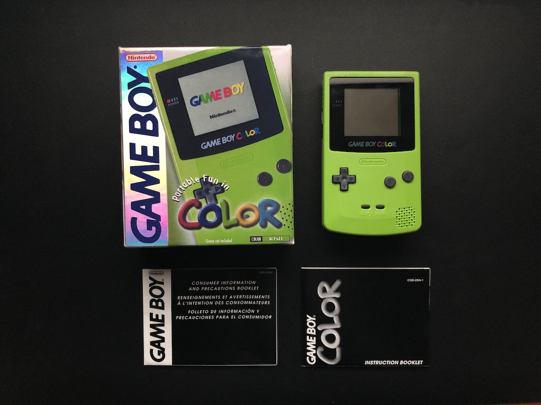 Game Boy Color Kiwi renewed Etsy