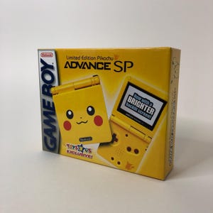 Replacement Box for Pikachu Toys R Us Nintendo Game Boy Advance SP Console