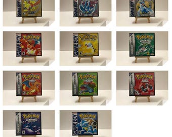 Custom Cases for Pokémon Versions You Choose Game Boy Color Advance