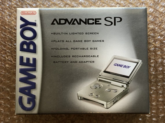 GBA SP - Platinum (Silver), GBA