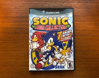 Replacement Case for Sonic Mega Collection Nintendo GameCube