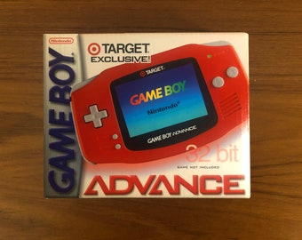 Nintendo Game Boy Advance Target Red Console - Consolevariations