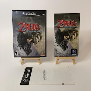 Replacement Case and Manual for The Legend of Zelda Twilight Princess Nintendo GameCube