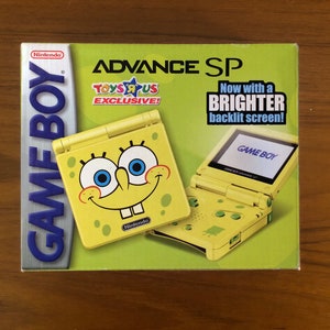 Replacement Box for SpongeBob Toys R Us Game Boy Advance SP Console