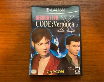 Replacement Case for Resident Evil X Code: Veronica Nintendo GameCube