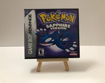 Replacement Case for Pokémon Sapphire Version | NTSC | Game Boy Advance | GBA