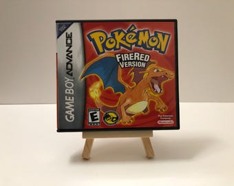 Replacement Case for Pokémon Fire Red Version | NTSC | Game Boy Advance | GBA
