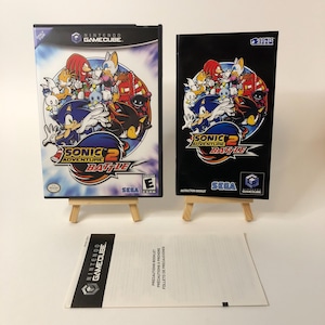 Replacement Case and Manual for Sonic Adventure 2 Battle Nintendo GameCube